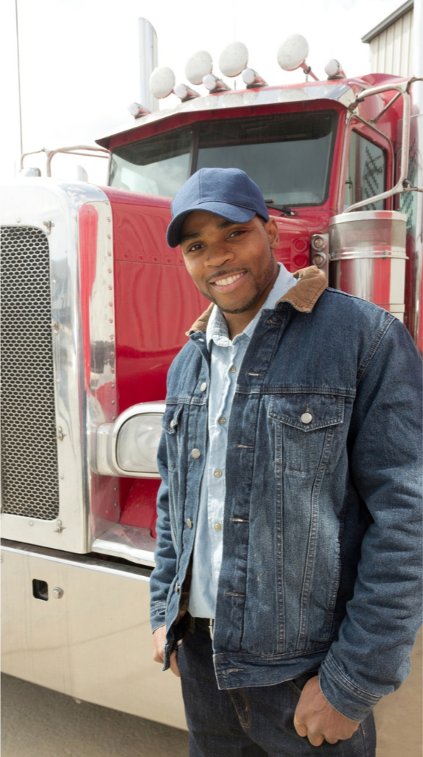 Jaron got his CDL and a personal introduction to an employer after completing his license.